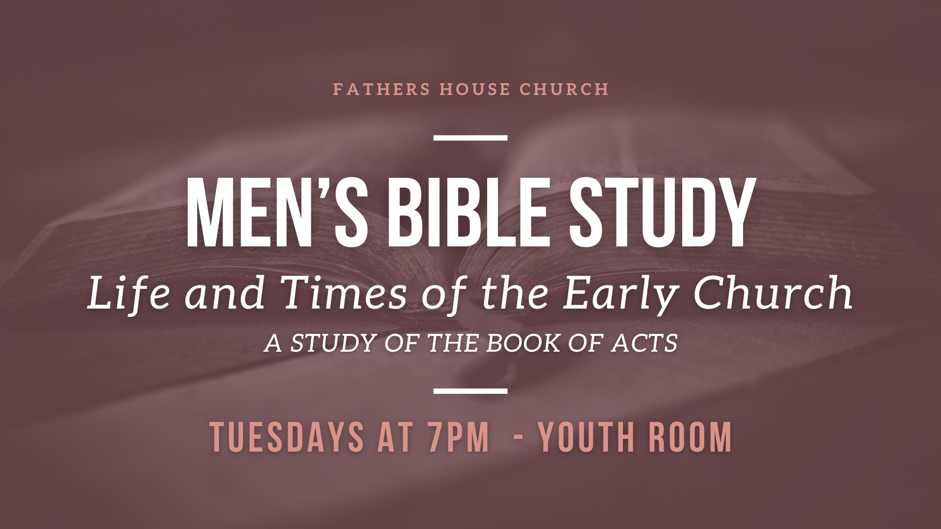 men's bible study fall 24'